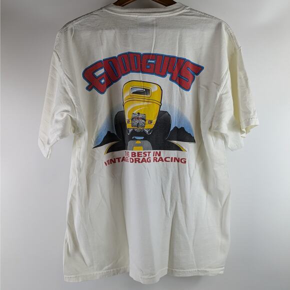 Vintage 2003 Y2K Mens Drag Racing XL T-Shirt Goodguys 44th March Meet Double - Picture 2 of 8